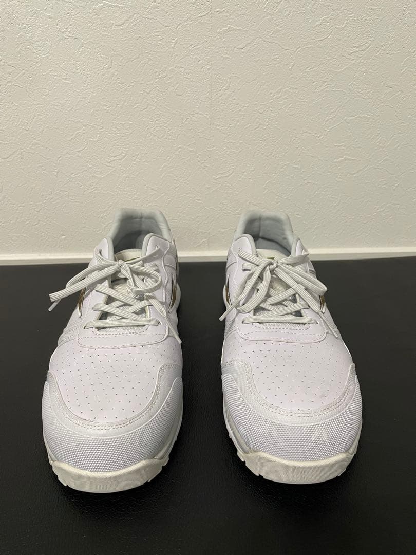Mizuno 安全靴 ホワイト/ゴールド　HW11Ｌ