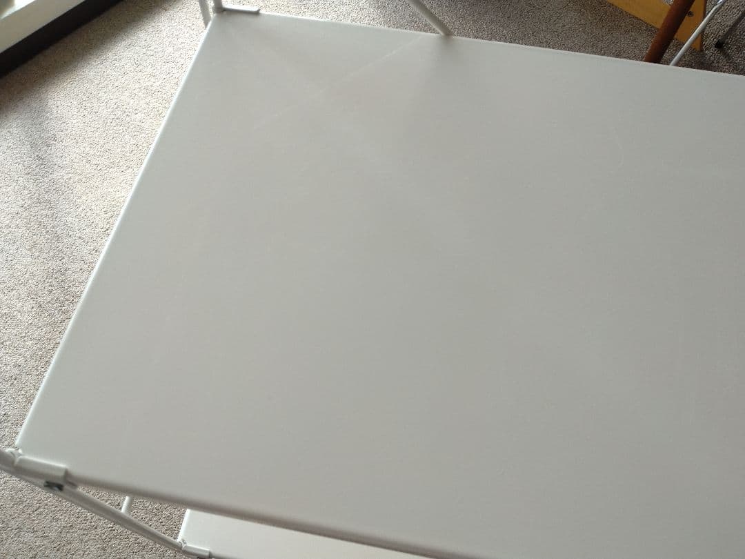 【良品】MUJI/無印 スチールユニットシェルフ84cmワイド中/ライトグレー