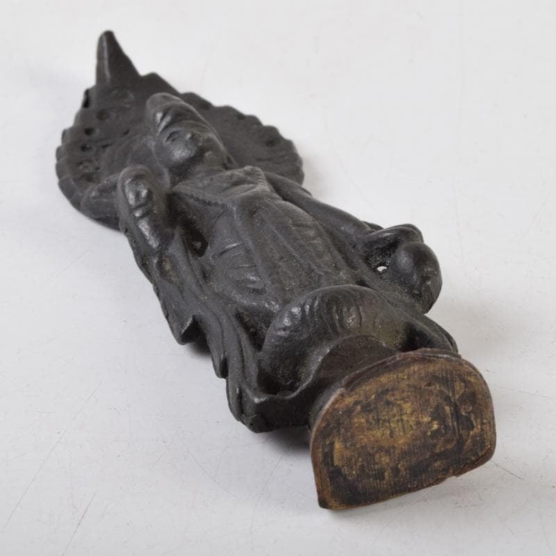 仏教美術　古銅　観音像　仏像　置物　C　9103