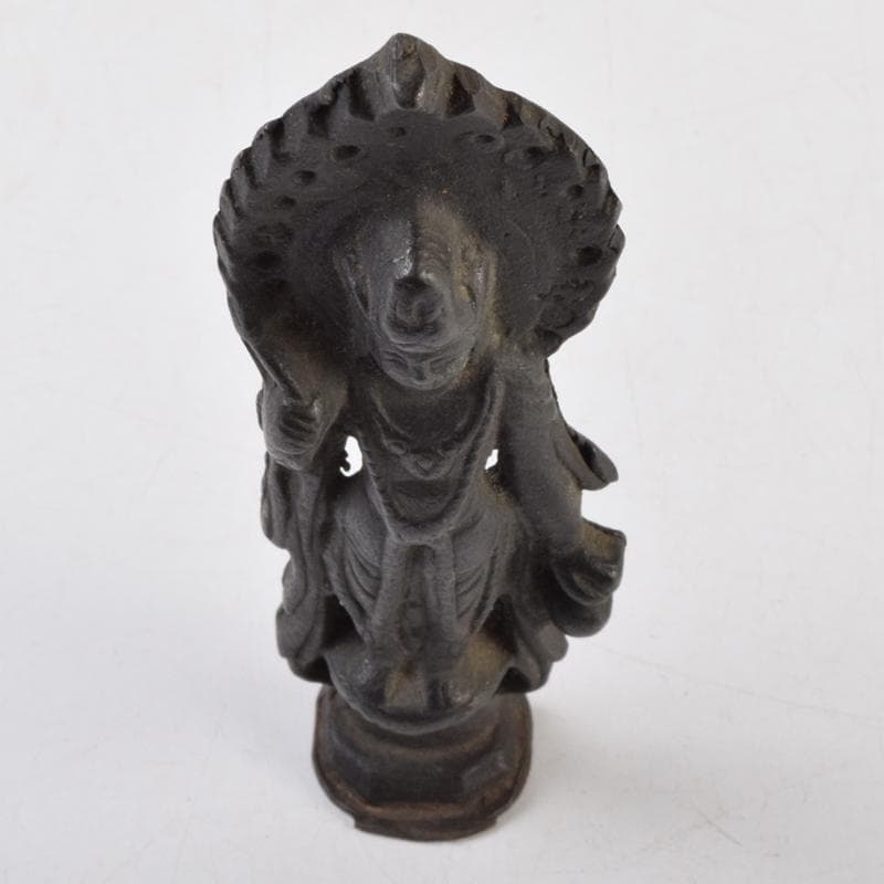 仏教美術　古銅　観音像　仏像　置物　C　9103