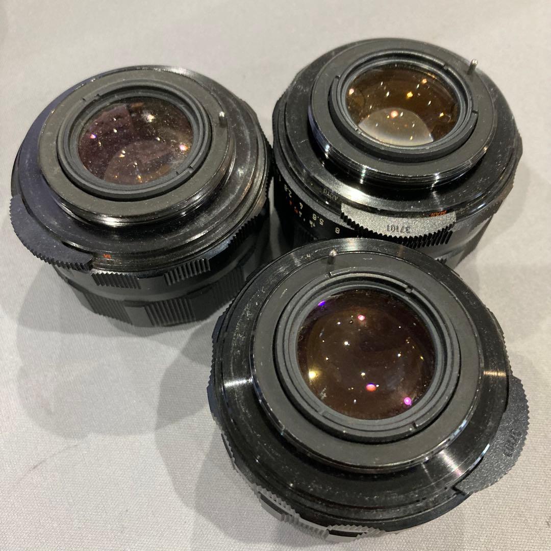 PENTAX SuperTakumar 55mm f2 55mm f1.8 3つ