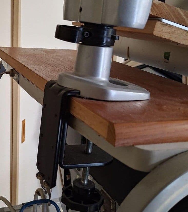 ♦️⑦SANWA SUPPLY 水平垂直モニターアーム2面 CR-LA1007