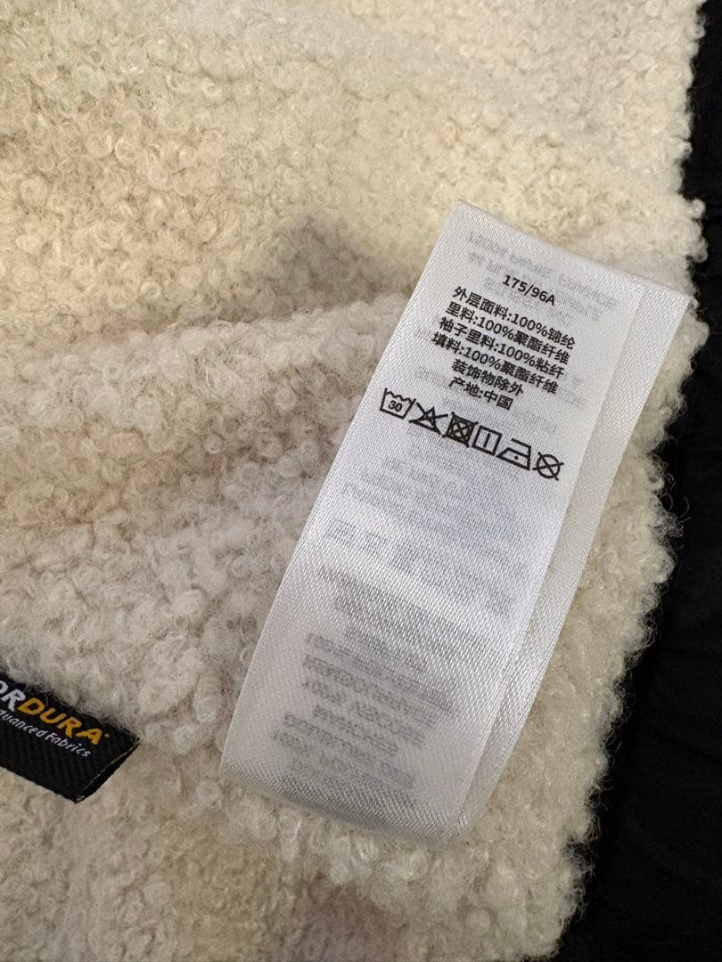 STUSSY 25FW新作PILE LINED ZIP JACKET黒M極美品