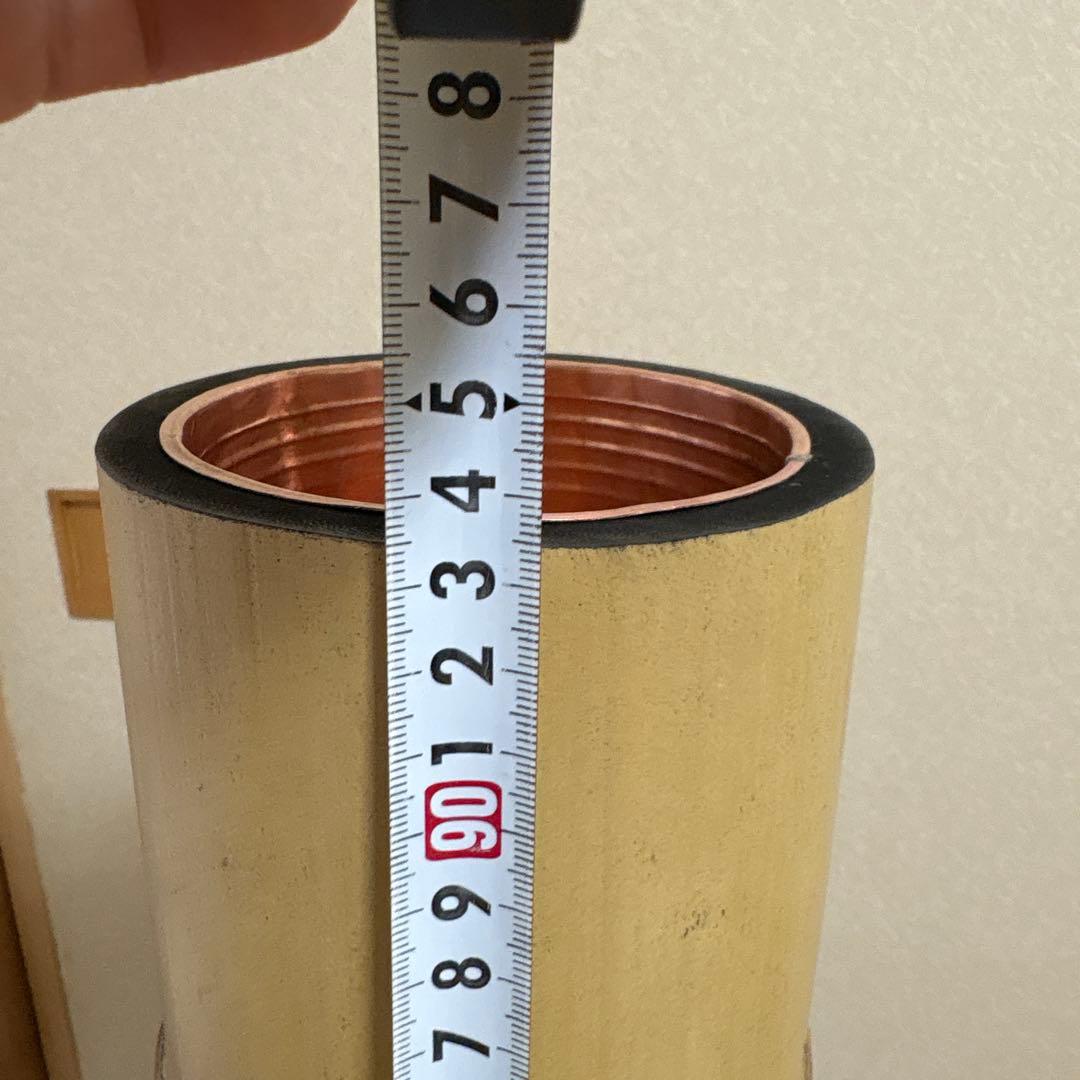 50 美品　根付き　三重切り　三重切　 生け花　生花　竹花入れ　竹筒　華道具