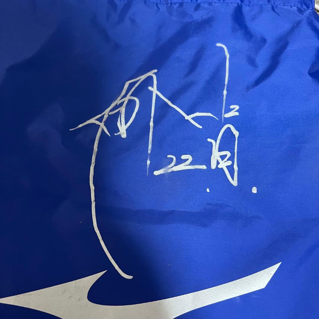 大野雄大 直筆サイン 実使用 スパイクMizuno 中日ドラゴンズ 収納袋付き