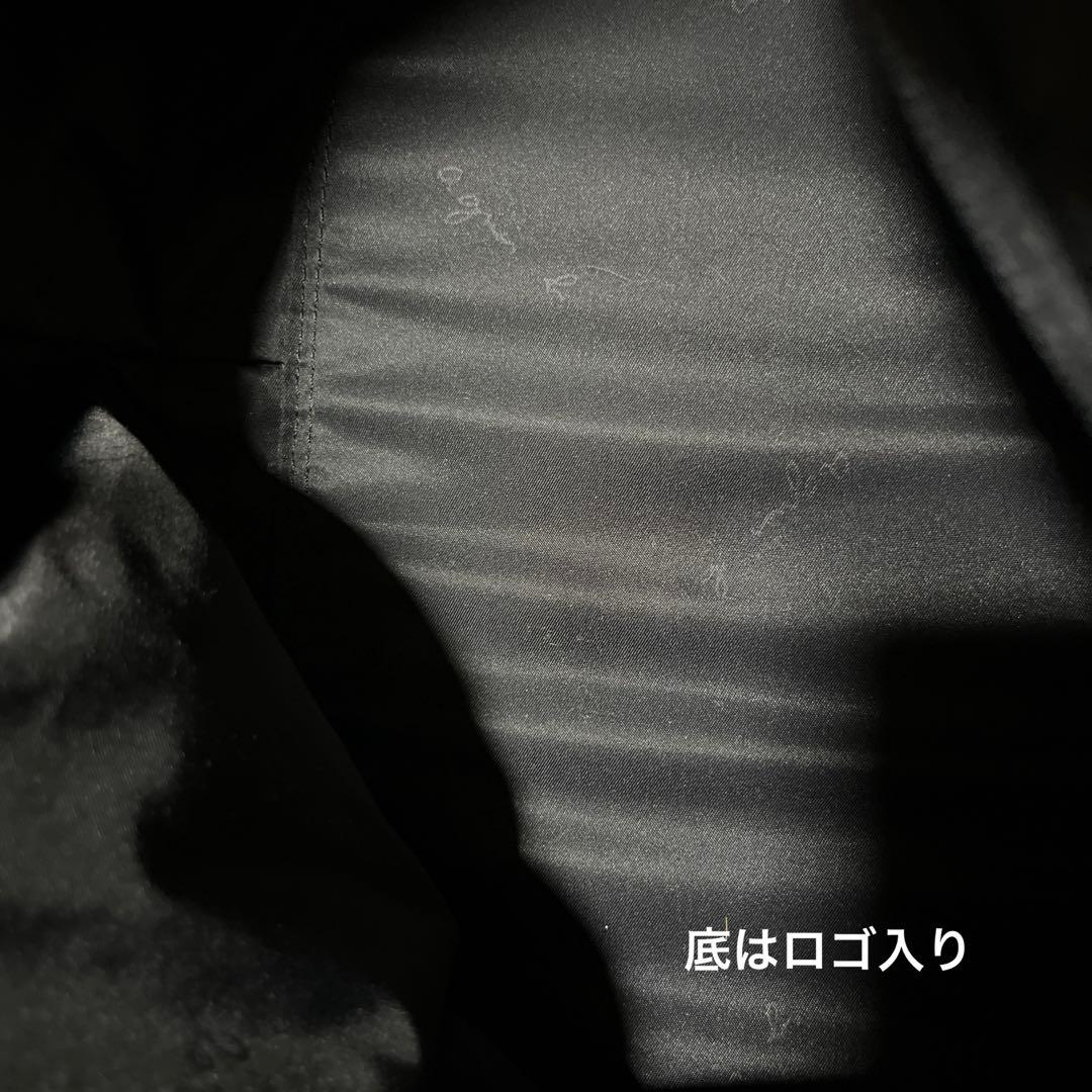 アニエスベー ボストンバッグ ナイロン ブラック 大容量 旅行バッグ バッグ