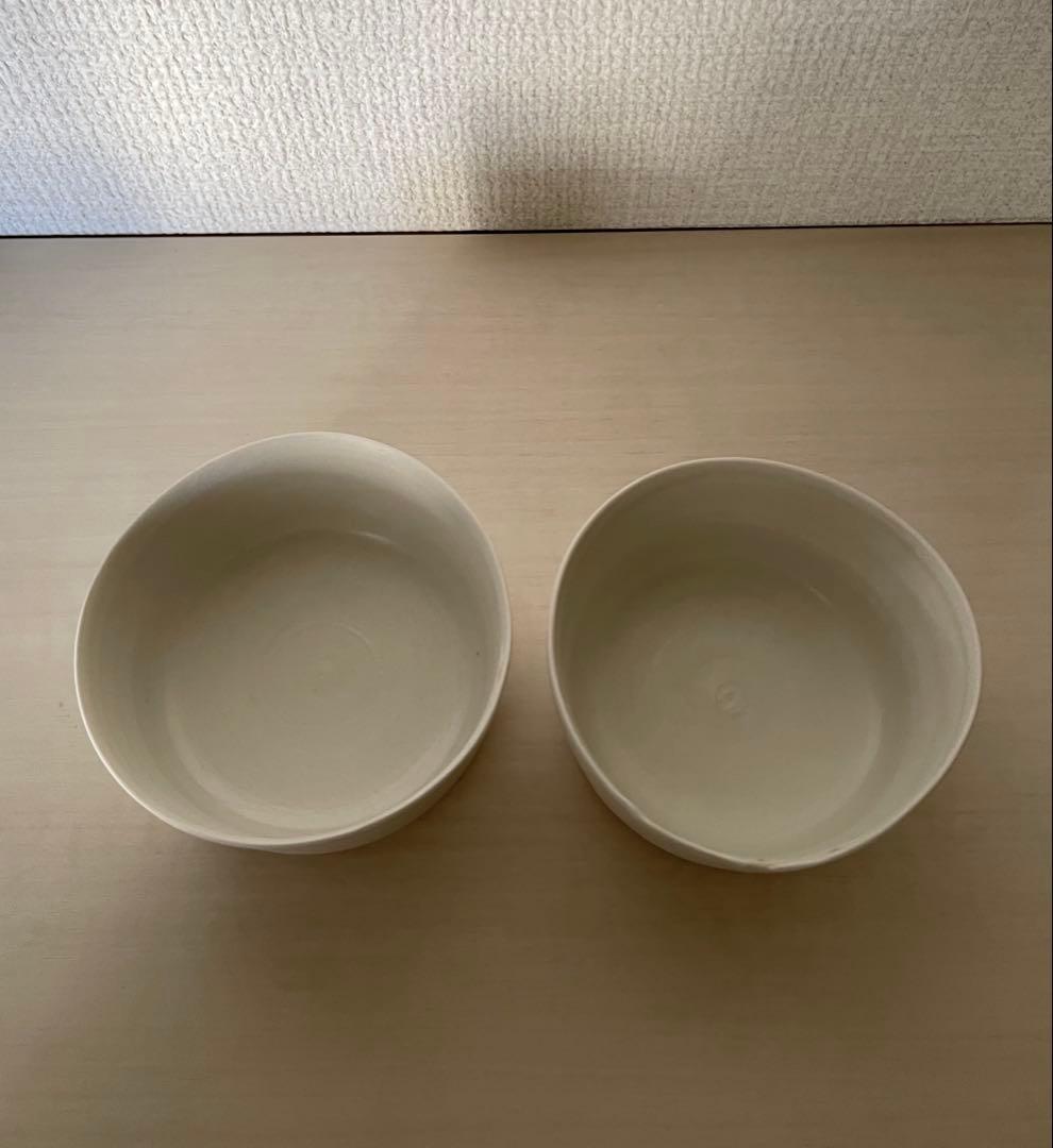 ※訳あり 未使用 黒田泰蔵 さん 白磁 器 小鉢6客セット 箱付 刻入