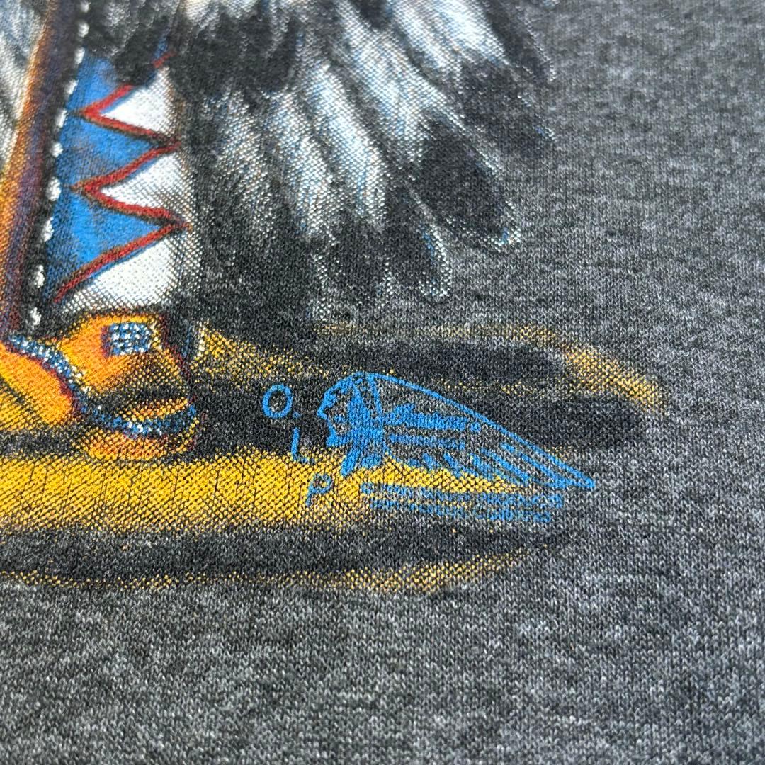 80's 90's インディアン モーターサイクル Tシャツ L ハーレー