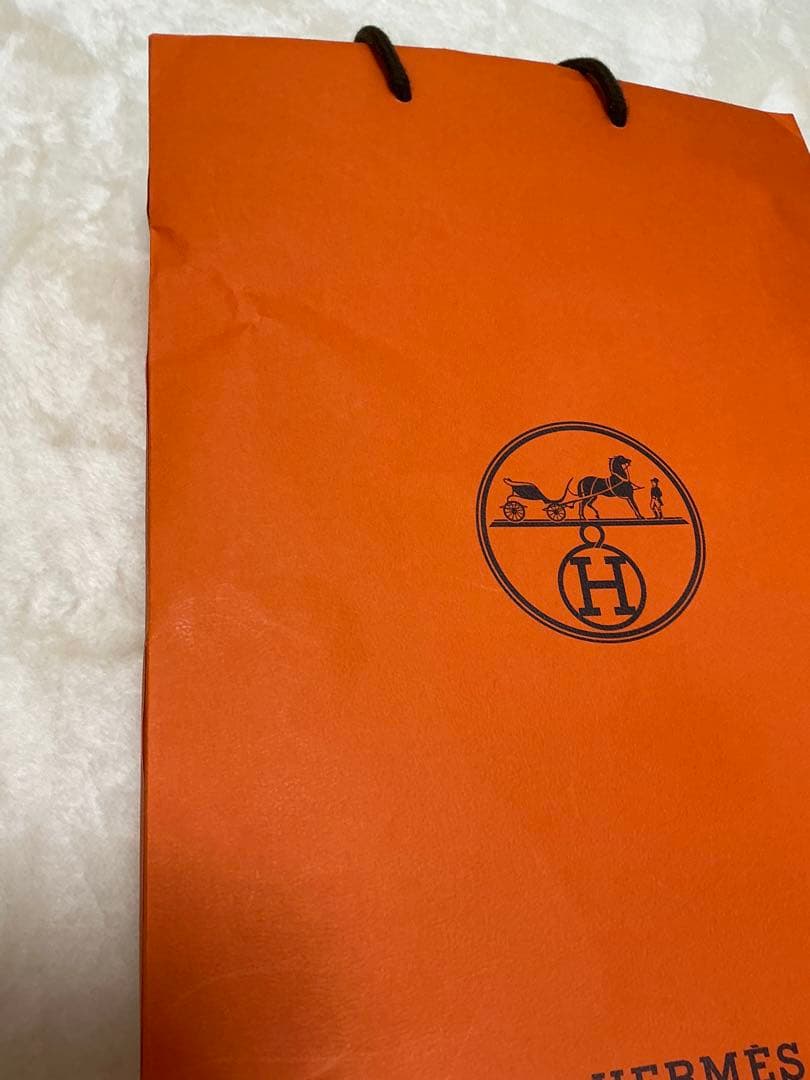 HERMES ピンク ホワイト タオル