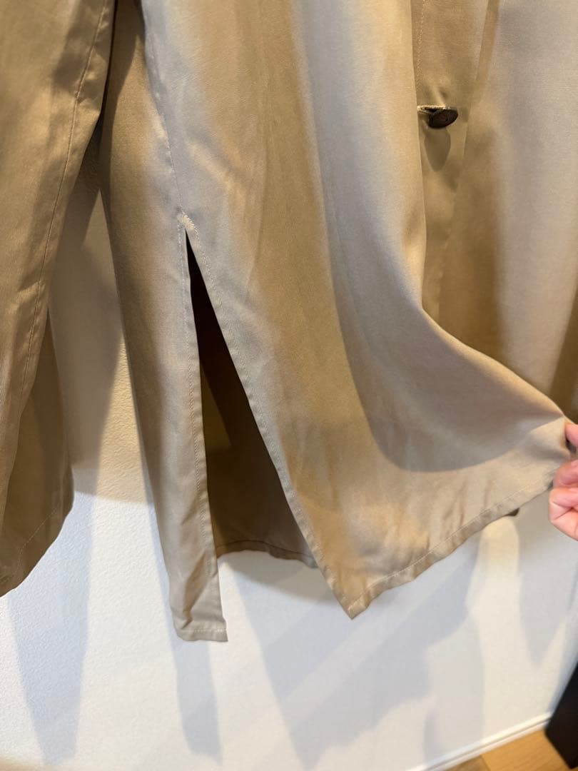 agnes b. アニエスベー　フランス製　シルク100％　長袖シャツ　ブラウス