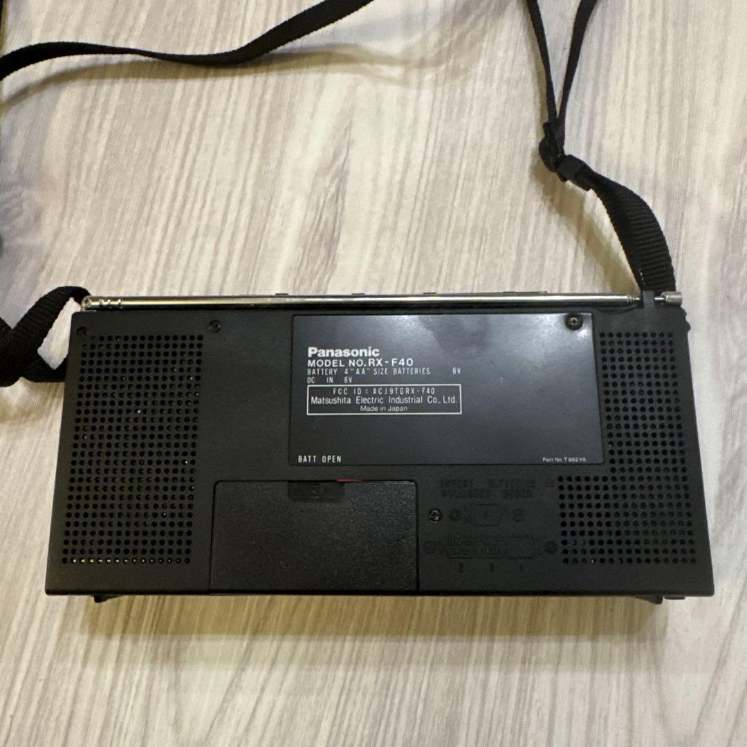 ナショナル National RX-F40 ラジカセ 通電ok