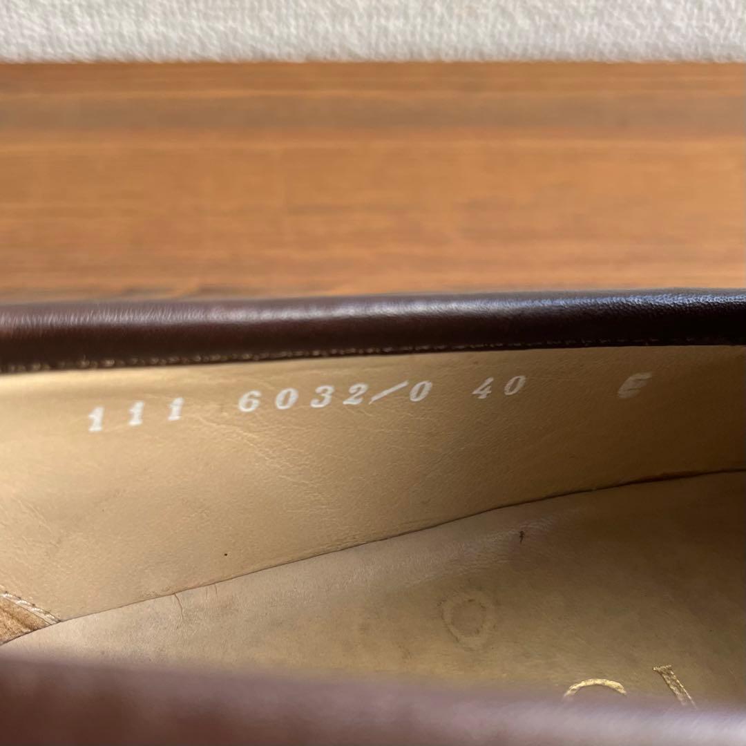 GUCCI ホースビット キルトローファー 焦茶金 40 E 25.0