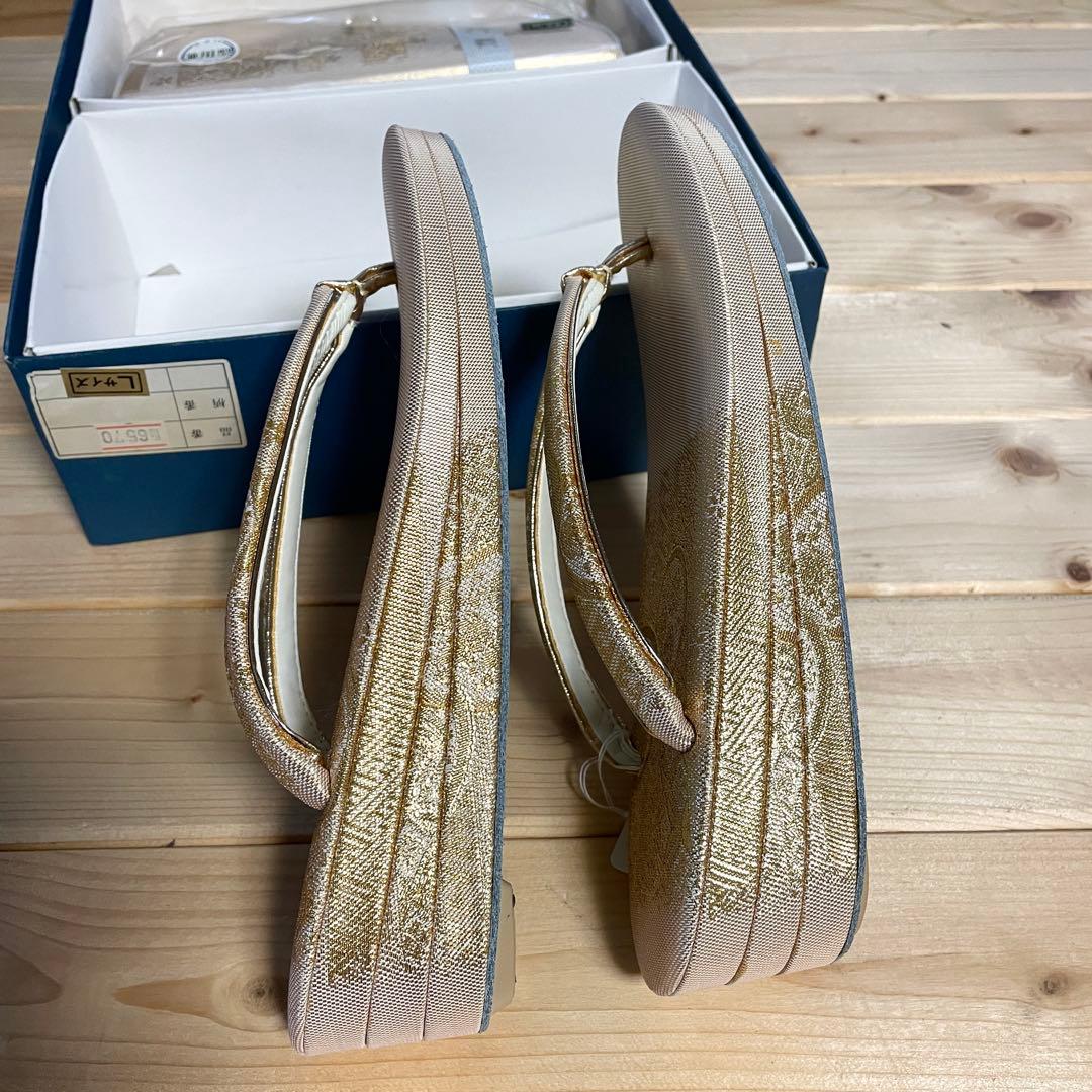 草履バッグセット　佐賀錦　和装　着物　小物　草履　鞄　新品未使用