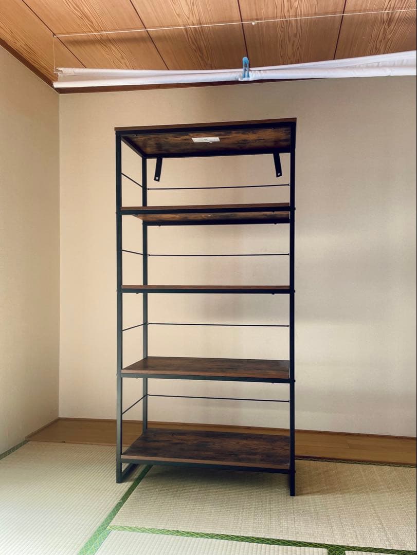 ニトリ シェルフ インダストリアル ブラウン/ブラック（送料込み）