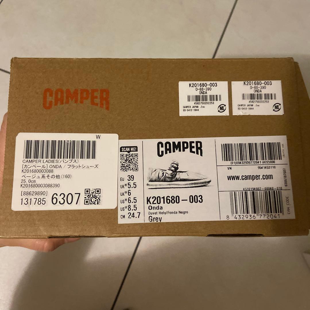 camper onda カンペール　オンダ　フラットシューズ 39