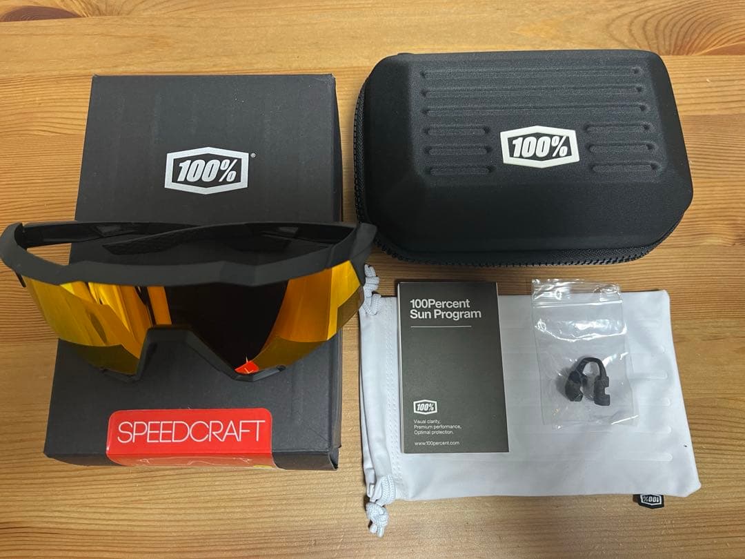 現行モデル 100% SPEEDCRAFT ワンハンドレッド サングラス