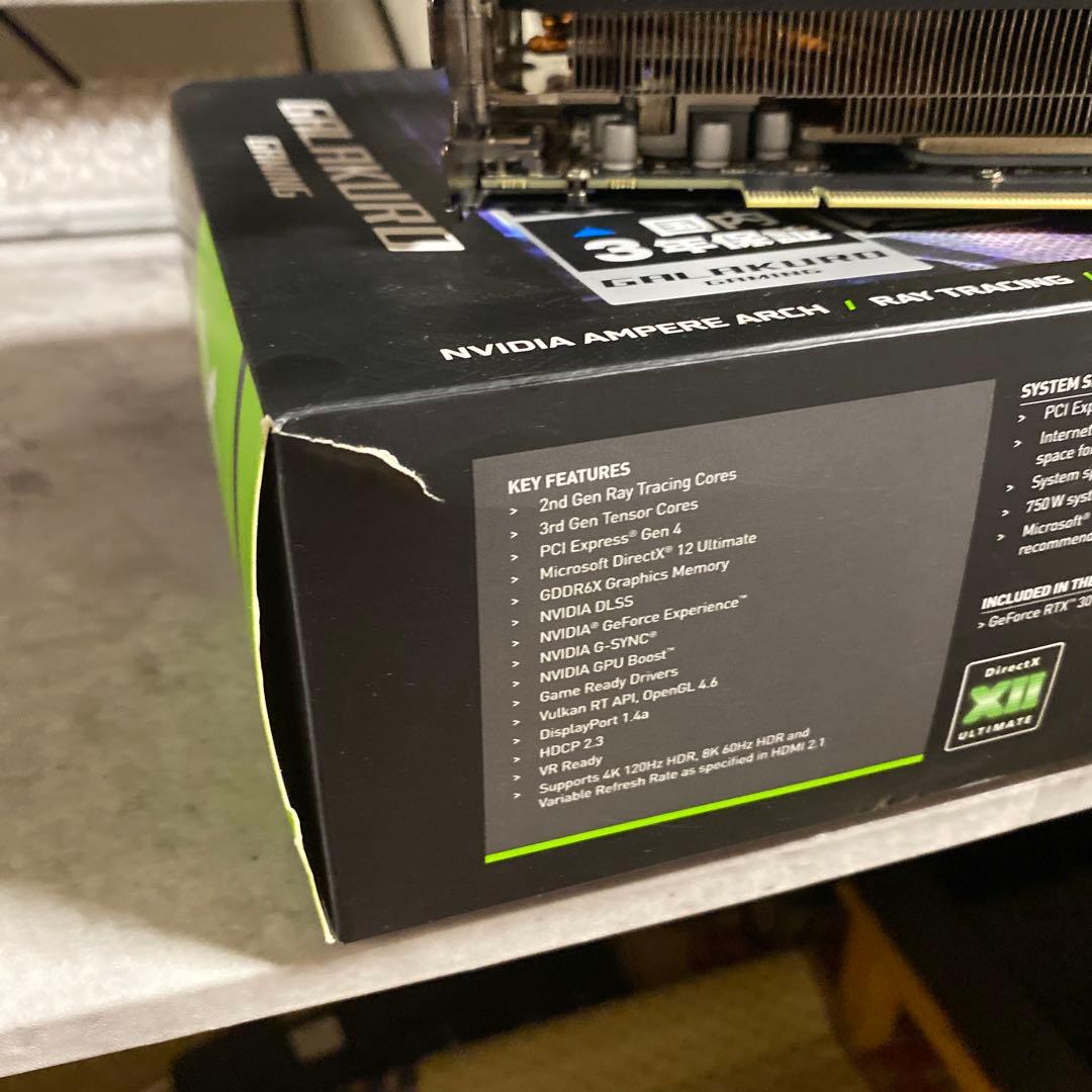 GALAKURO GeForce RTX 3070 Ti 本体 3070Ti