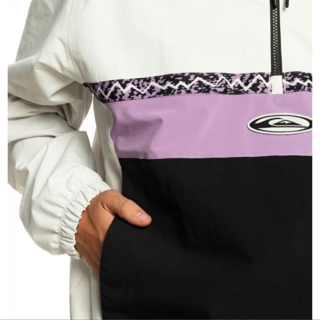 QUIKSILVER スノボ　ウェア　Mサイズ　2024年　クイックシルバー　白