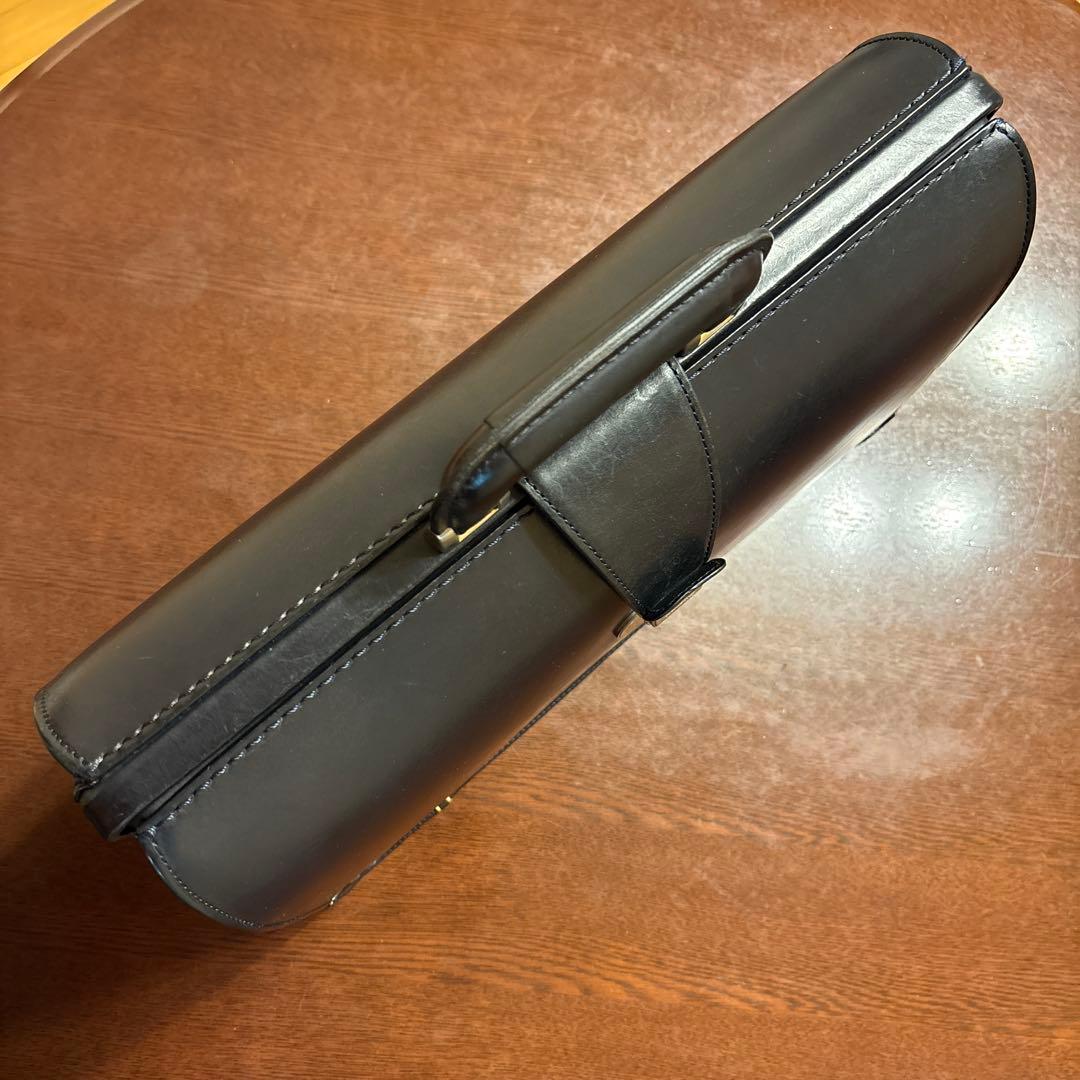 クリスマスセール‼️ココマイスター ダレスバッグ ブライドルレザー ネイビー