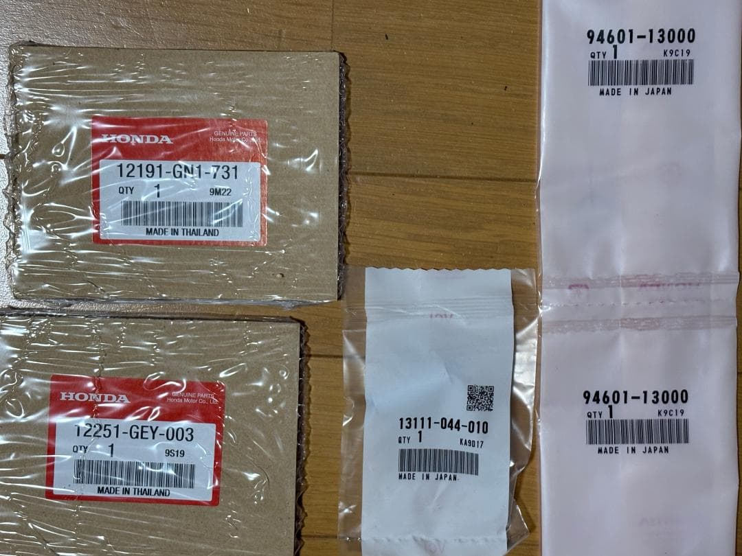 エイプ50/XR50 純正シリンダー,ピストン,ピストンリングその他 ape50