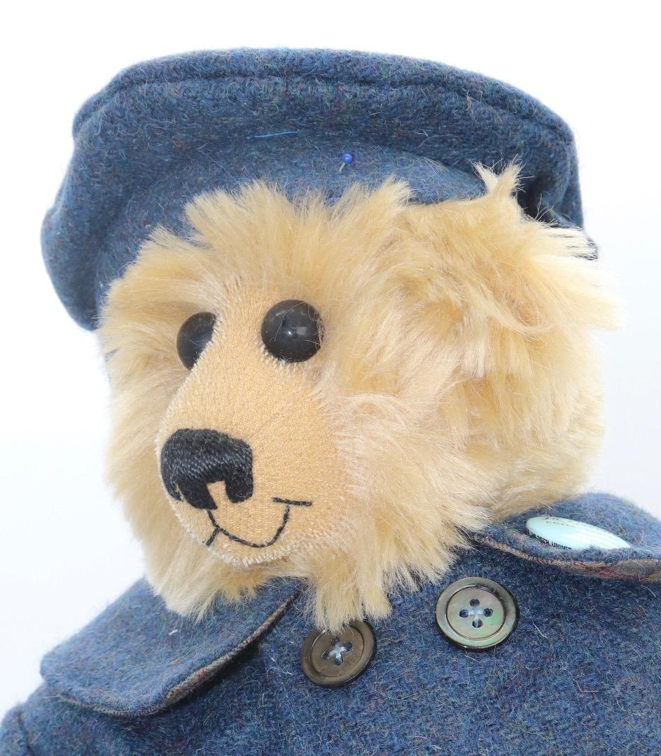 アーティストベア STAR ジョー・グリノ作 青いウールコートのぬいぐるみ