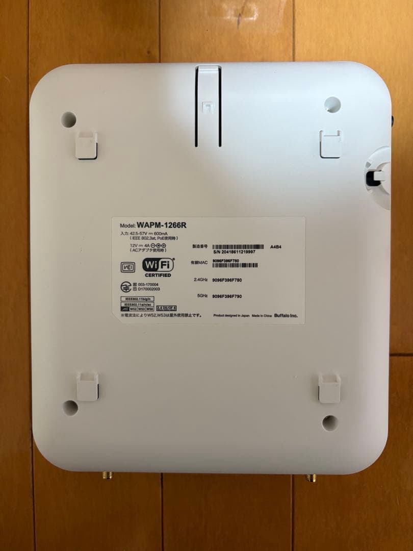 BUFFALO Wi-Fiルーターセット　WAPM-1266R