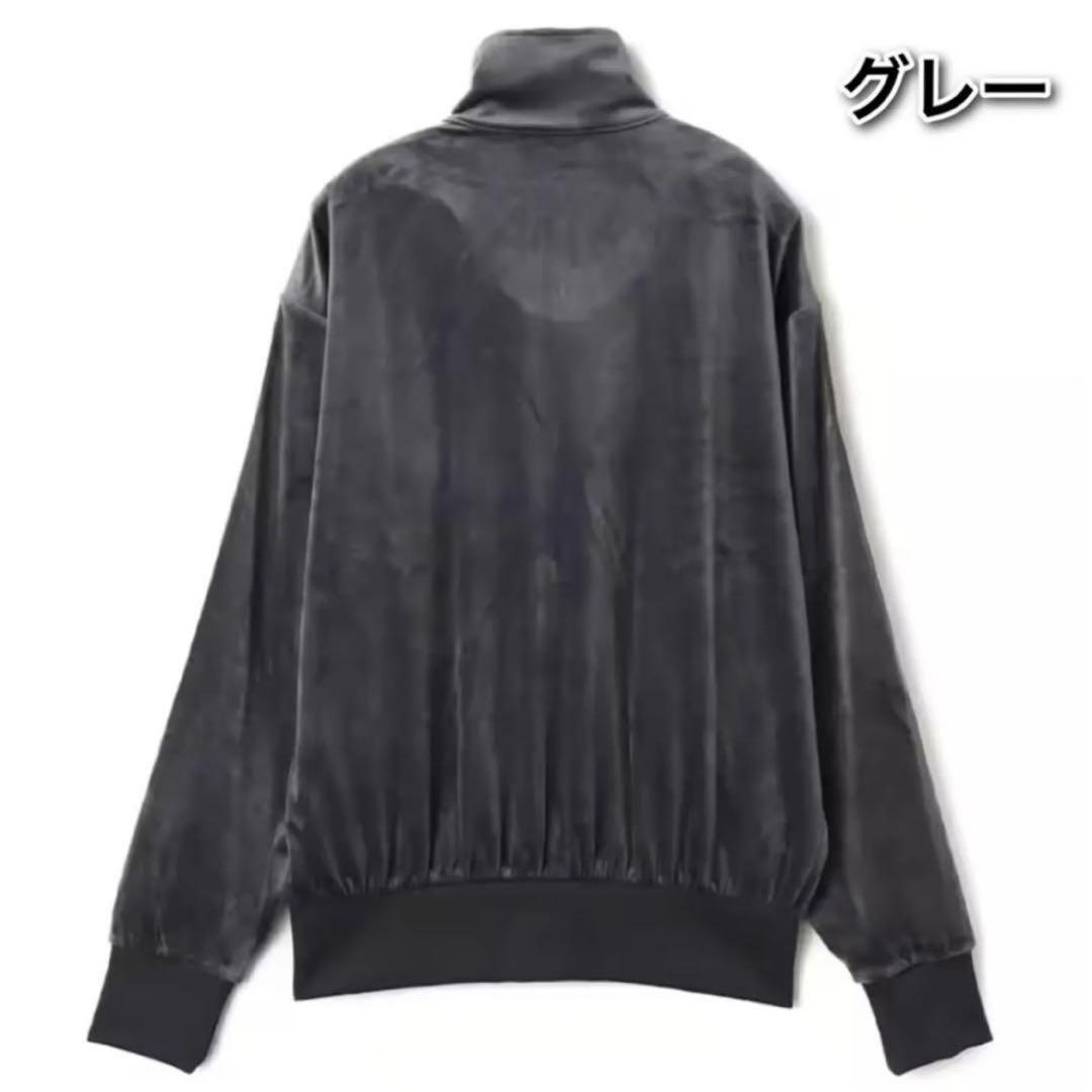 期間限定価格！adidas ファイヤーバード ベロア トラックトップ XLグレー