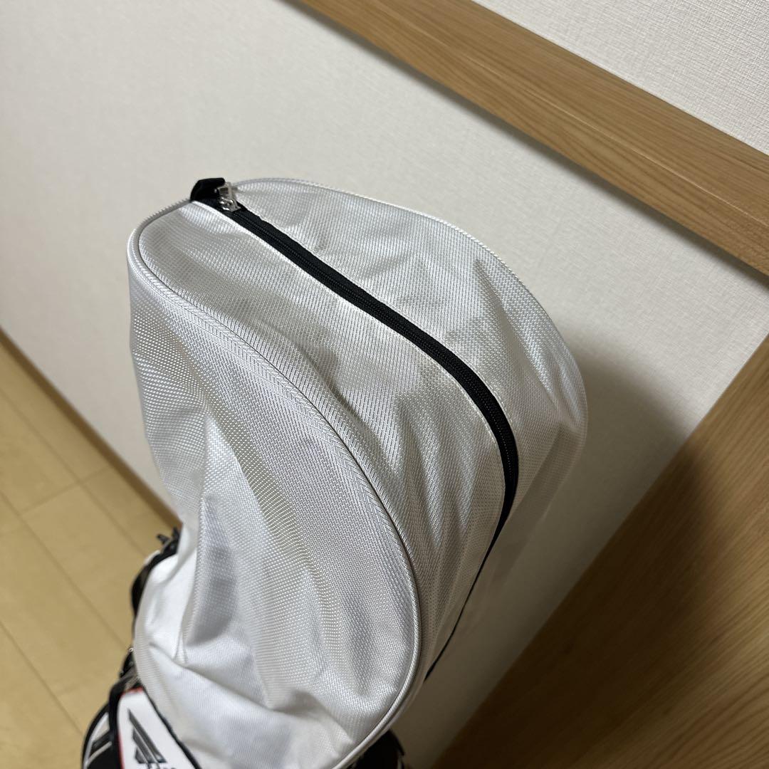 極美品 adidas golf アディダス ゴルフ キャディバッグ ５口 軽量