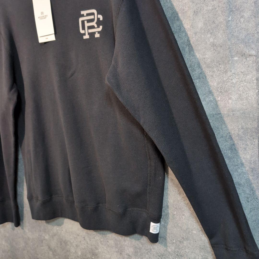 新品未使用タグ付 ロンハーマン レイニングチャンプ スウェット M（L相当）黒