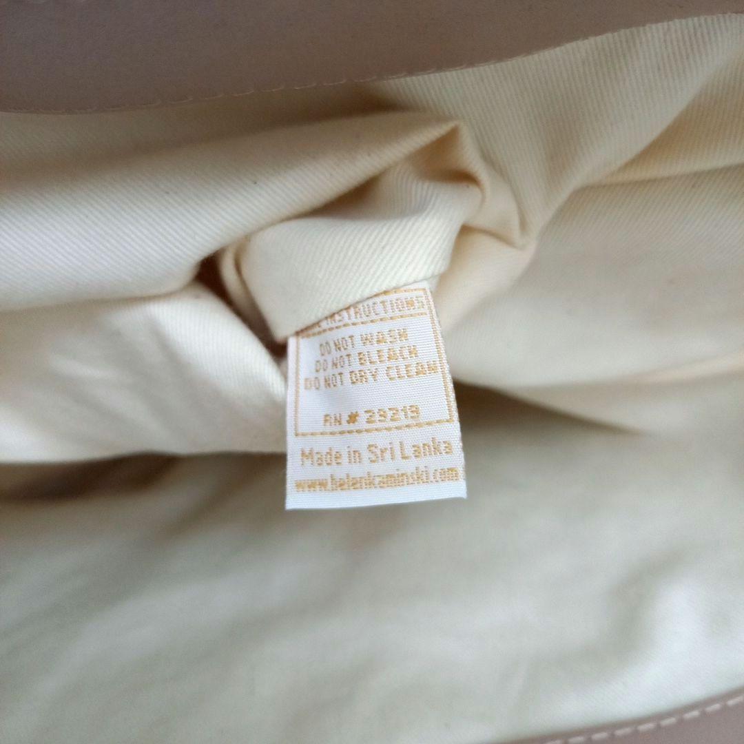 HELEN KAMINSKI ラフィア レザー トートバッグ 肩掛け カゴバッグ