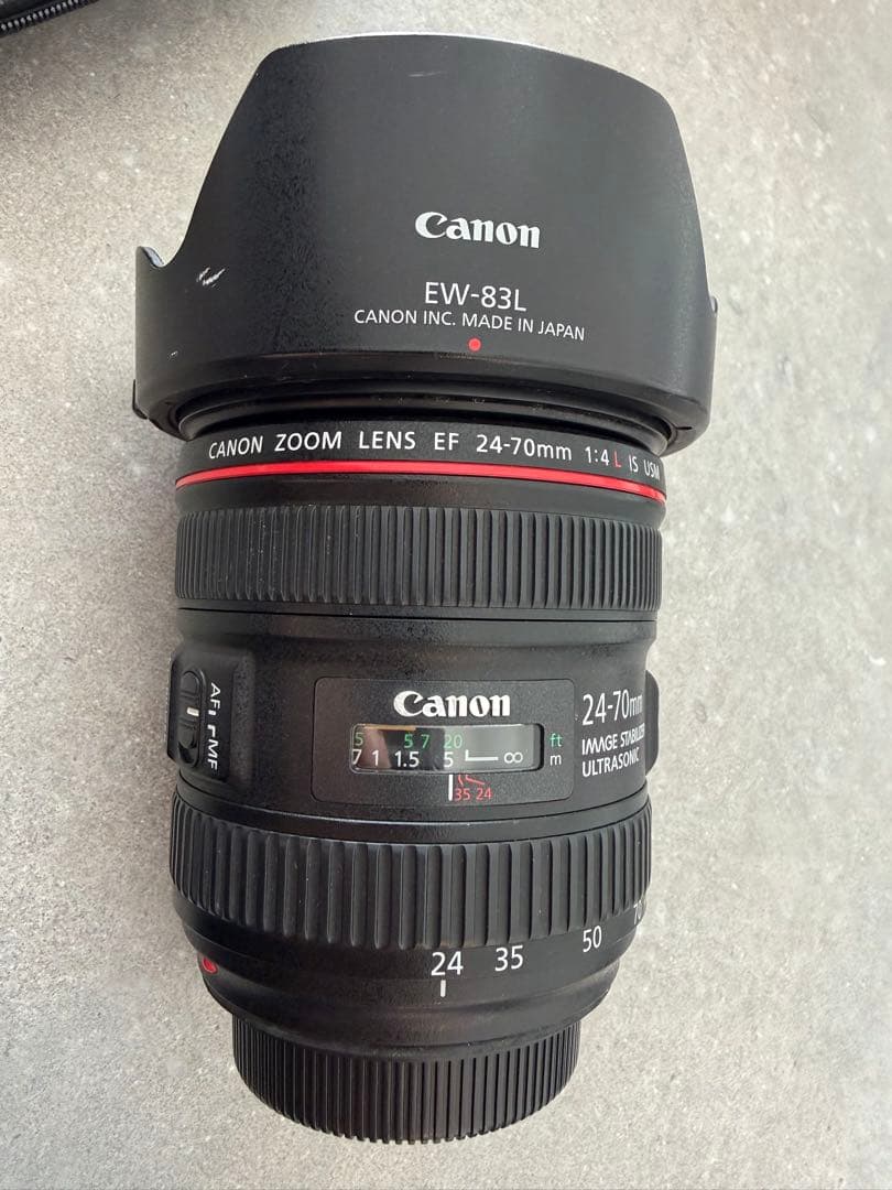 【美品】Canon EF24-70mm F4L IS USM マクロ機能付完動品