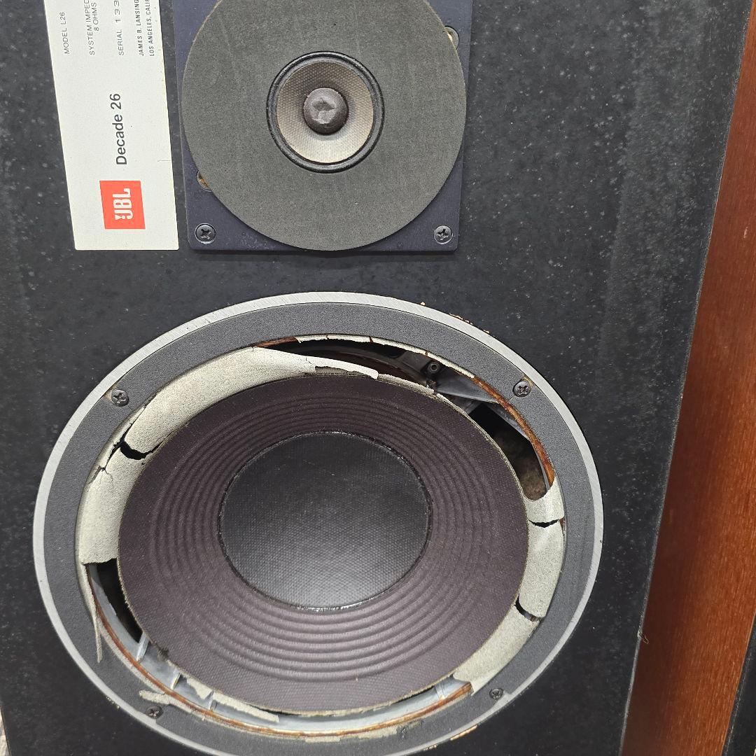 JBL Dekade 26 L26 エッジ破れ ペアスピーカー