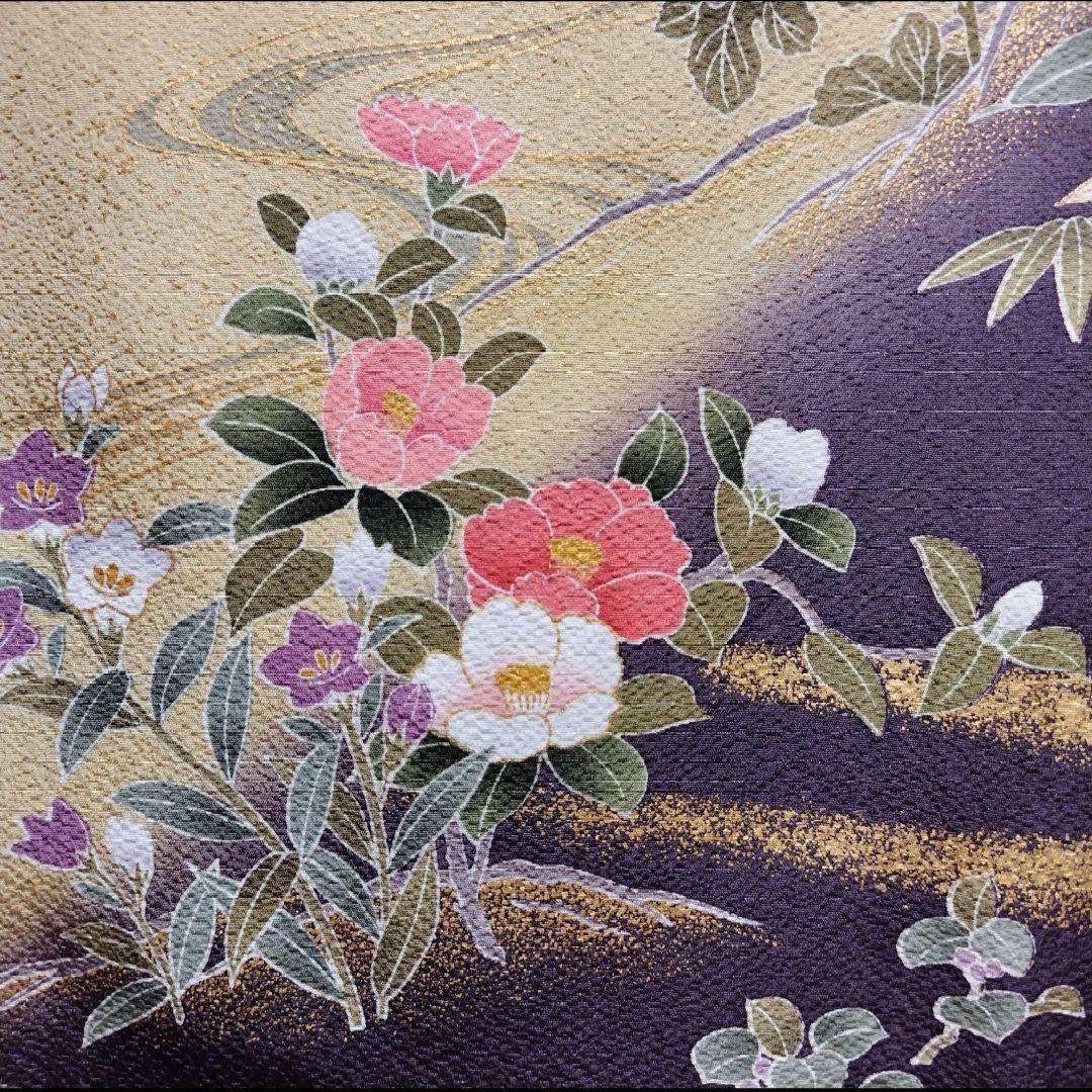 最終価格☆振袖フルセット(7点)・成人式・古典柄・金彩加工・やまと誂製・胴裏正絹