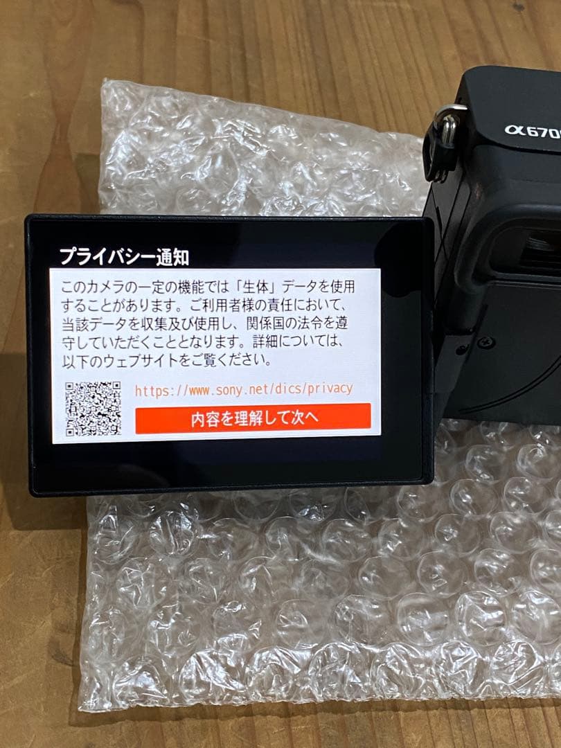 【美品】SONY α6700（ショット数約1100回）