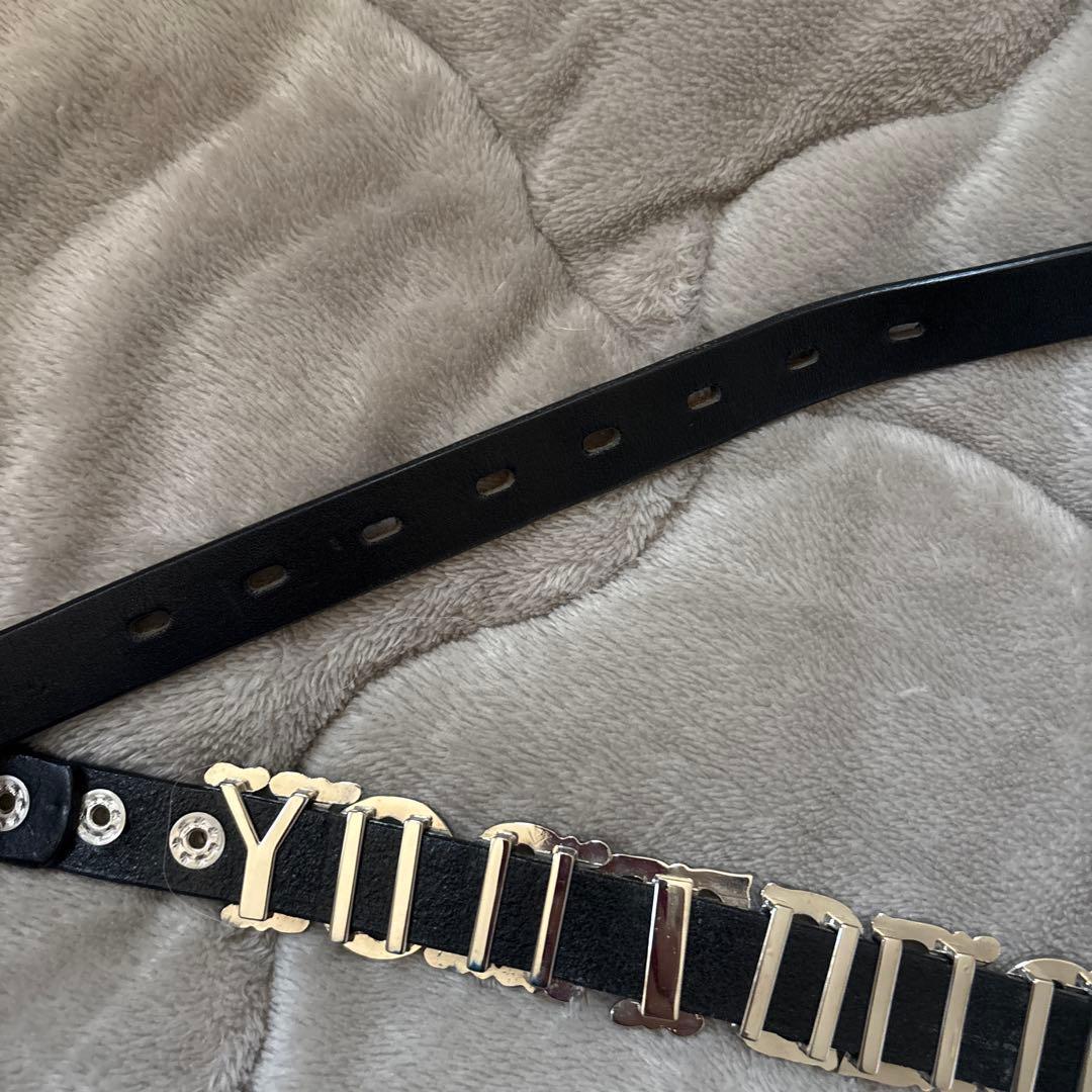 【レア・美品】HYSTERIC GLAMOUR ロゴベルト 黒