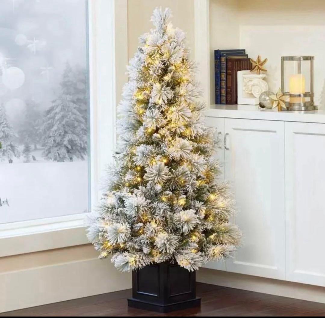 クリスマスツリー電飾付き 約137cm コストコ 新品未使用未開封