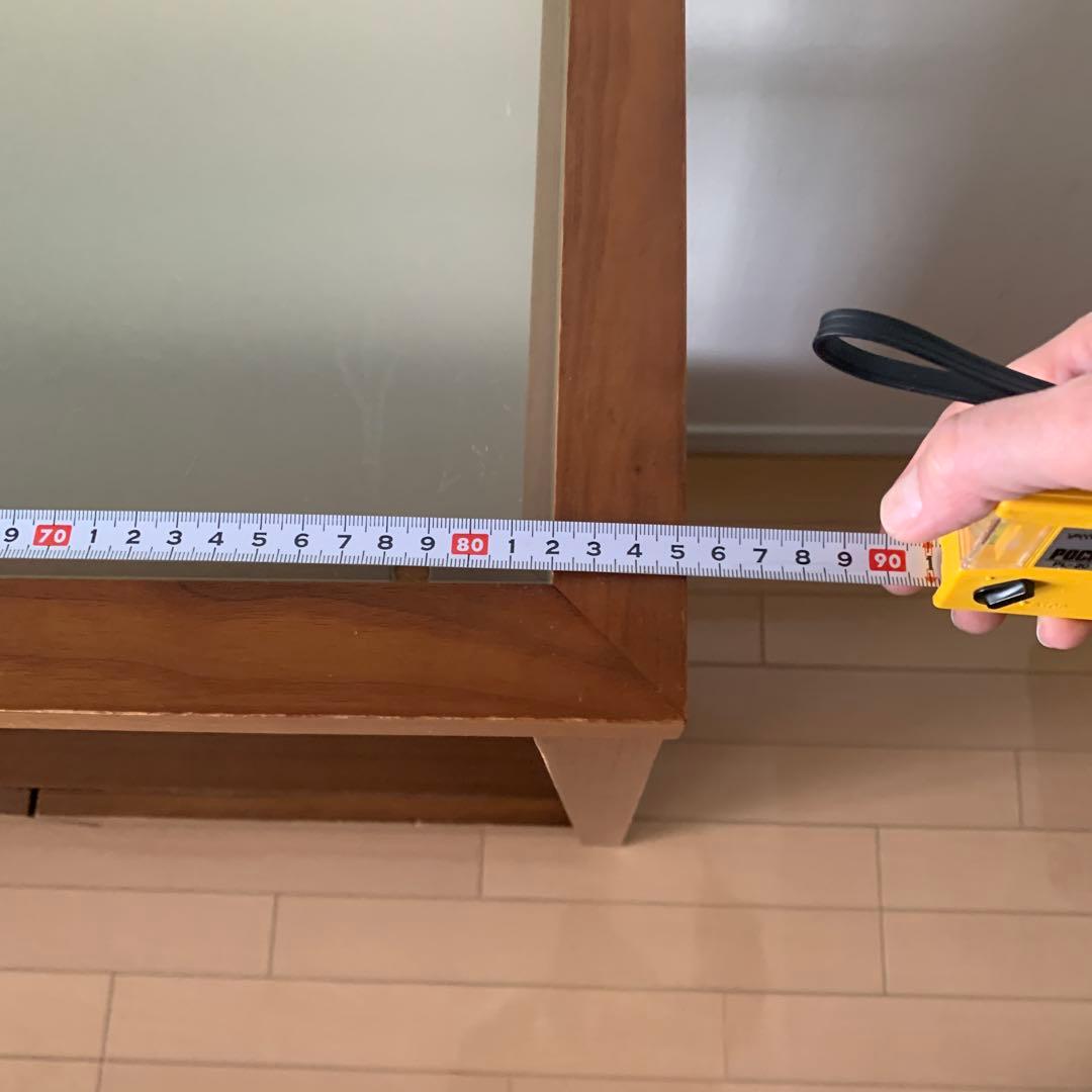 マルヨシ民芸家具 ガラス棚