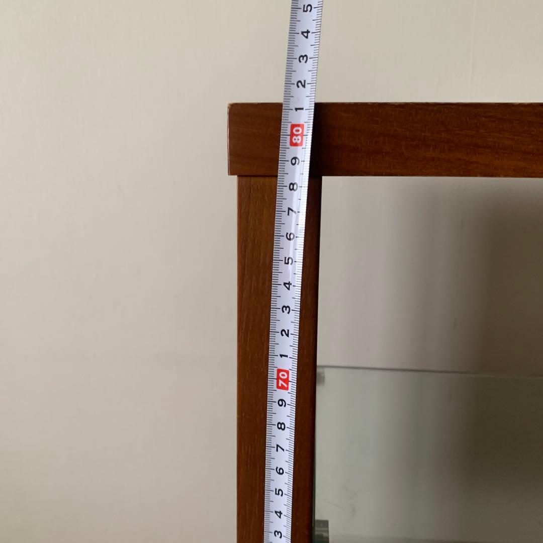 マルヨシ民芸家具 ガラス棚