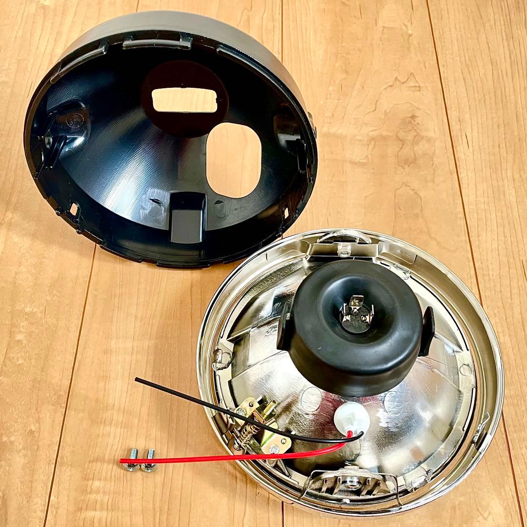 当時物 IPF 凹み デメキン ヘッドライト イエロー