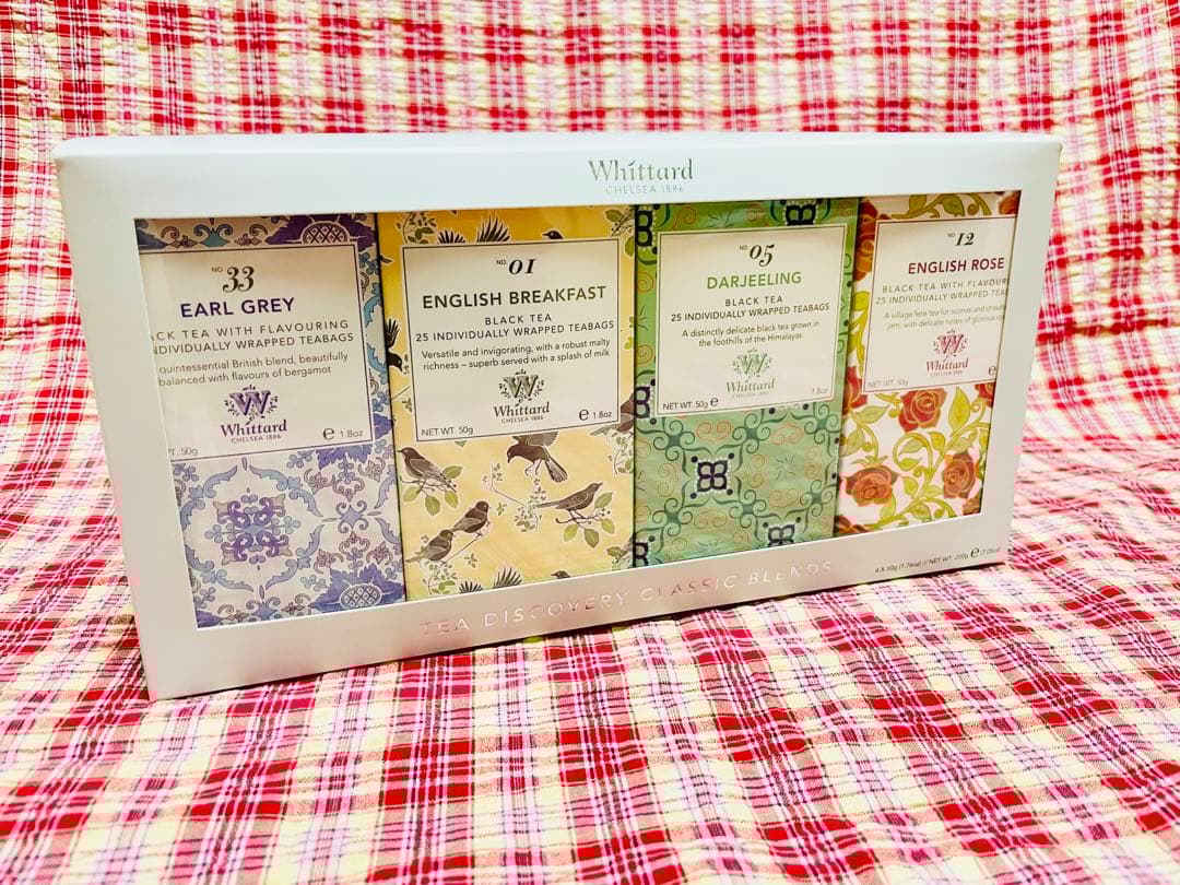 ★Whittard紅茶 25p×4箱×4セット アールグレイ ダージリン他