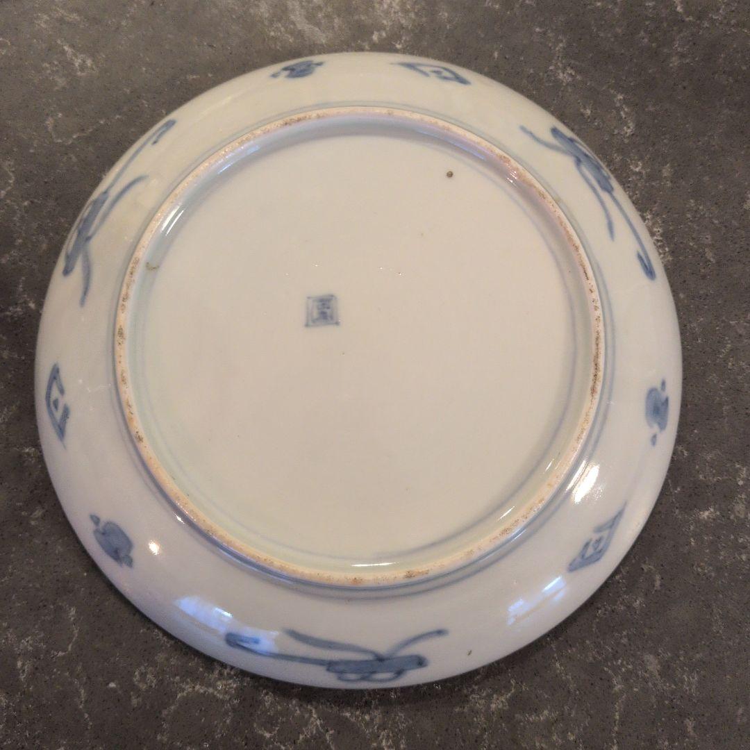 5枚セット　古伊万里　伊万里　色絵　金彩　ちどり　七寸皿　　骨董　時代物