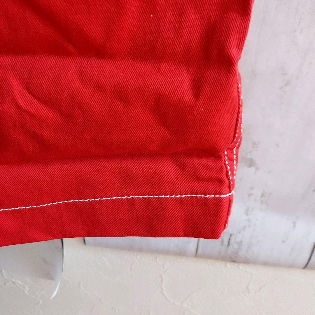 【Snap-on】美品 スナップオン 刺繍 オールインワン XL 赤