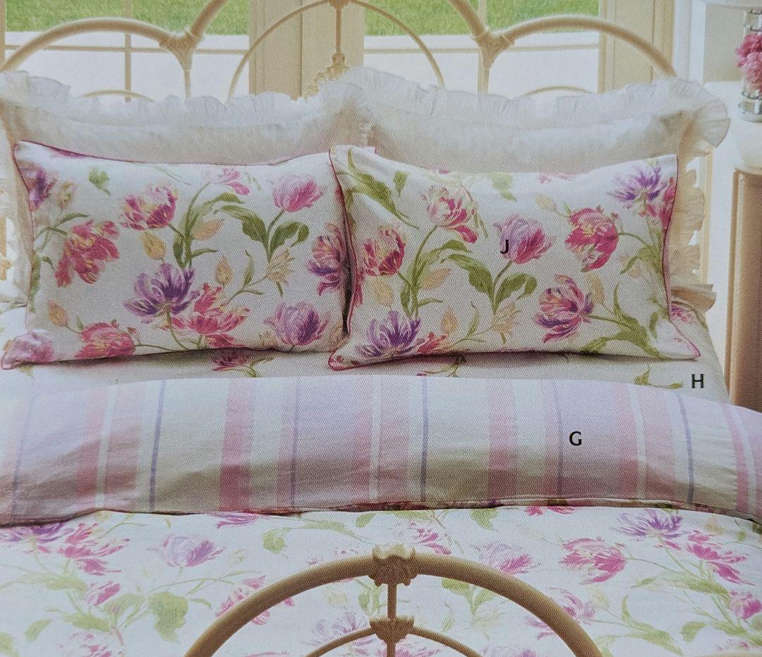 ローラアシュレイ　シングルサイズ　掛け布団カバー　ピロケース　ボックスシーツ