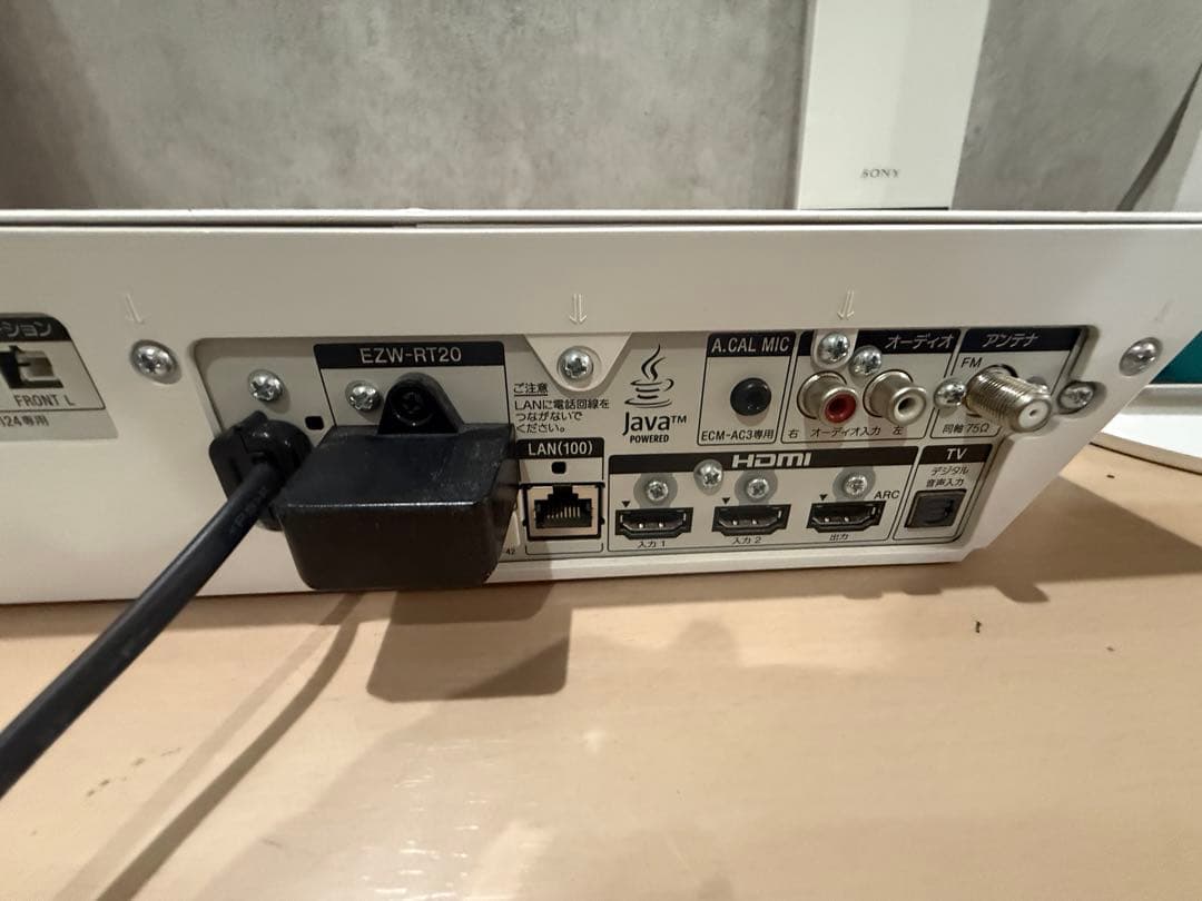 Sony 5.1chスピーカーシステム 音響システム　ジャンク EZW-RT20