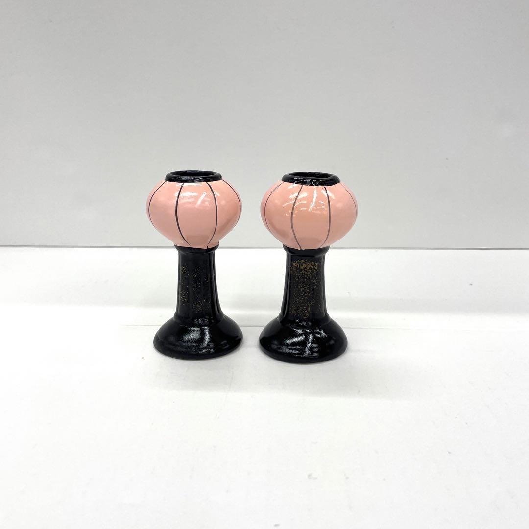 吉徳　ミッキー＆ミニー雛人形と円形　市松模様　三日月飾り台のセット売り