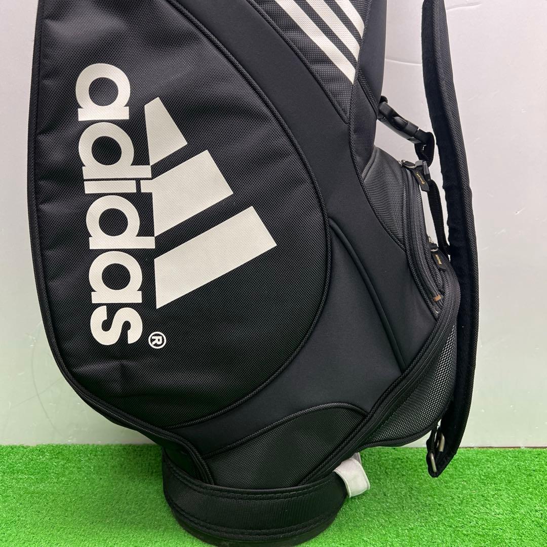アディダス adidas ゴルフバッグ　9インチ　ブラック　メンズ　中古品