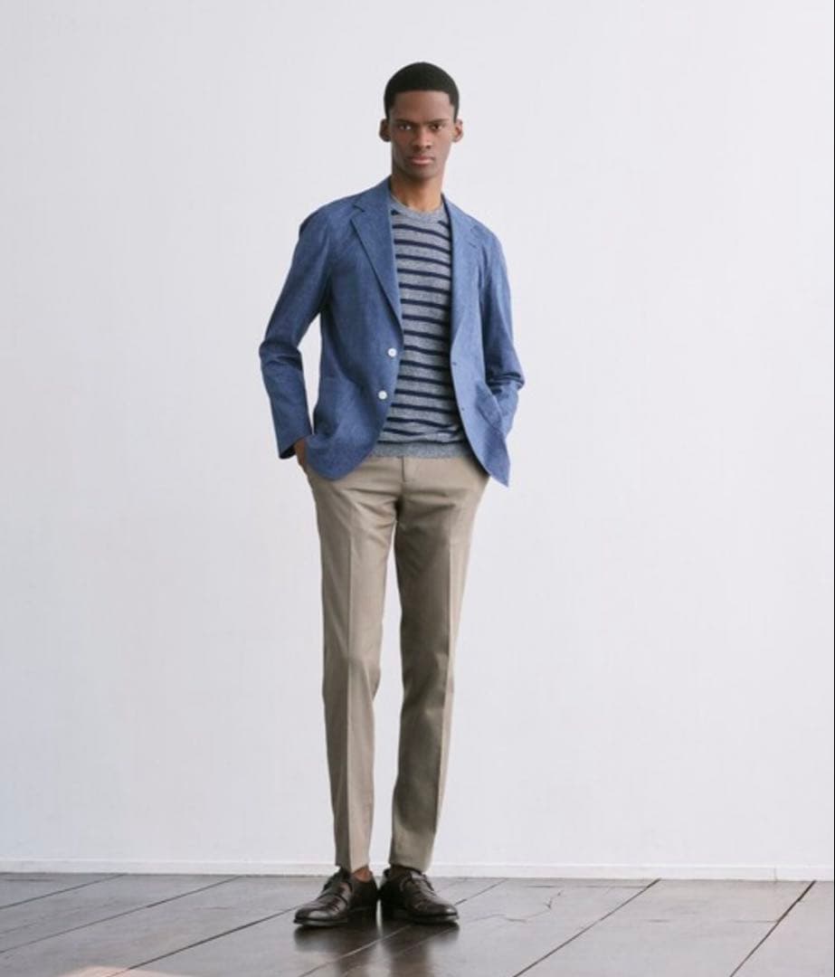 マッキントッシュロンドン テーラードジャケット SOLOTEX リネンジャケット