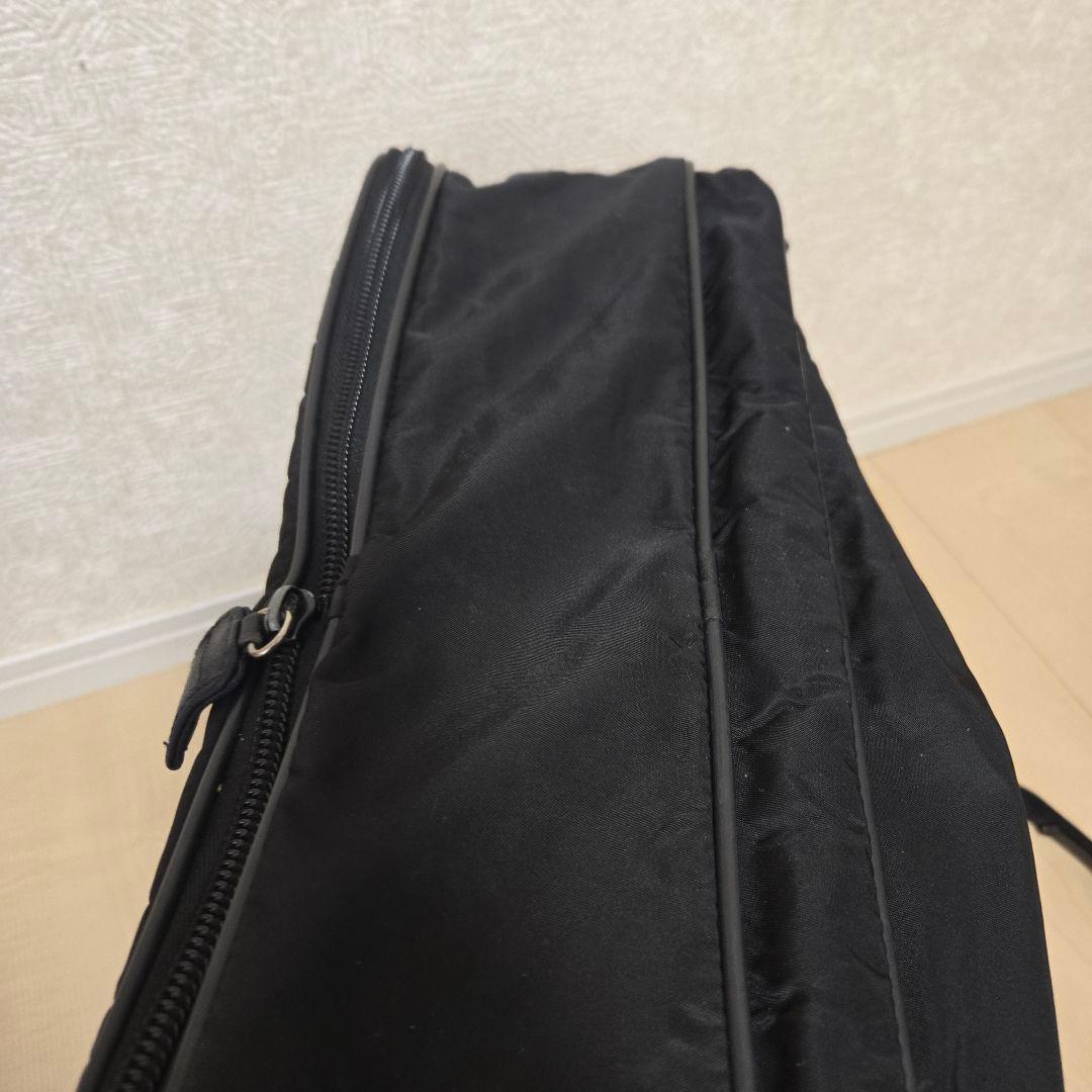 プラダ ブリーフケース ショルダー 三角ロゴ ナイロン ブラック