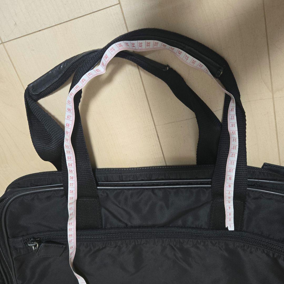 プラダ ブリーフケース ショルダー 三角ロゴ ナイロン ブラック