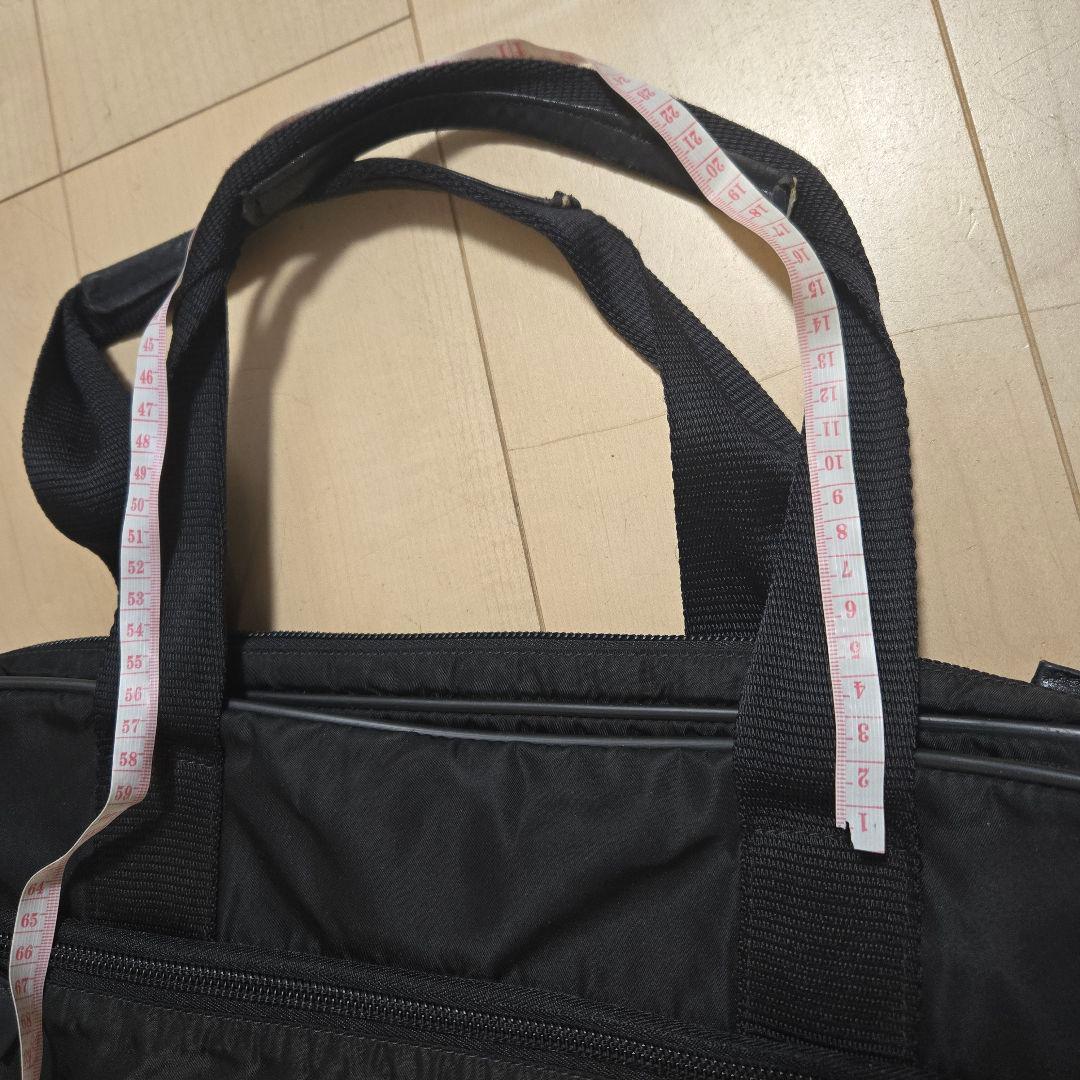 プラダ ブリーフケース ショルダー 三角ロゴ ナイロン ブラック